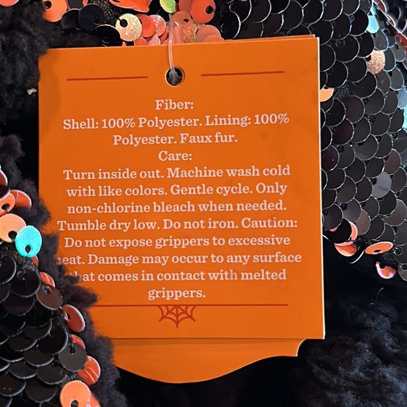 🌷3 for $12 Hyde & Eek Jack-o-lantern Slipper Gripper Socks M/L 8-10 WMN - Picture 4 of 5